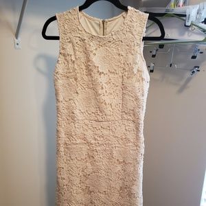 Cream lace dress